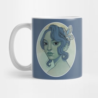 Green Portrait Mug